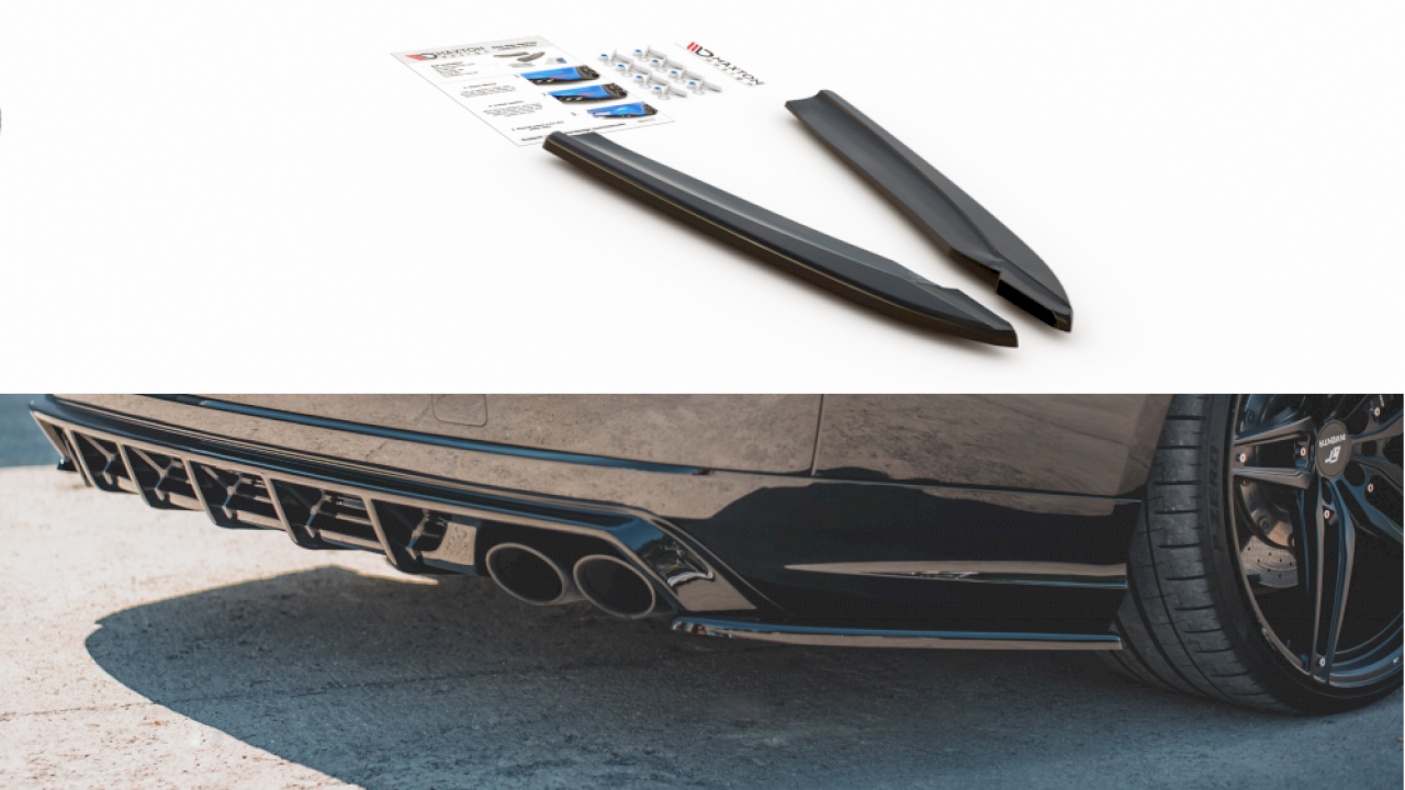 Audi S8 D4 2015-2017 Rearbumper cornerpieces V2